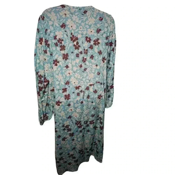 ZARA WOMAN MIDI FLORAL DRESS WITH RUFFLES SZ M Medium PERFECT Condition ADORABLE - Picture 4 of 10